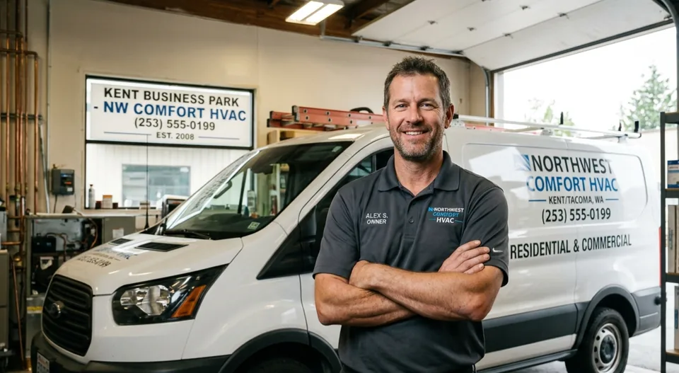 HVAC before and after results for Tacoma, WA client — AvioneX Digital Co.